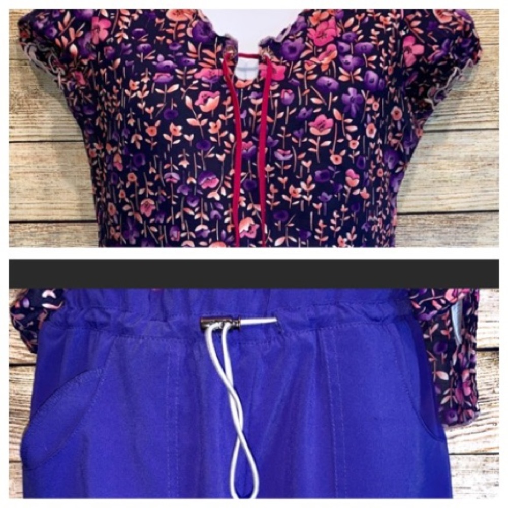 Scrub Set Koi Top XXS with Urbane XSP Scrub Pant